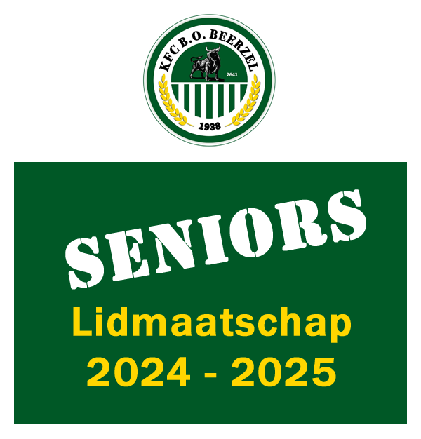 Lidmaatschap 2024-2025 Seniors