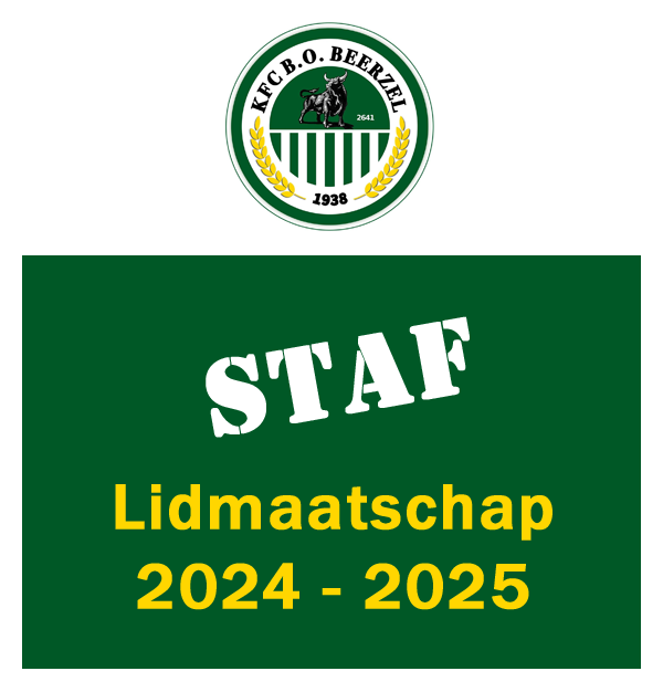 Lidmaatschap 2024-2025 Staf