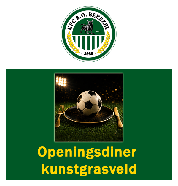 Openingsdiner kunstgrasveld